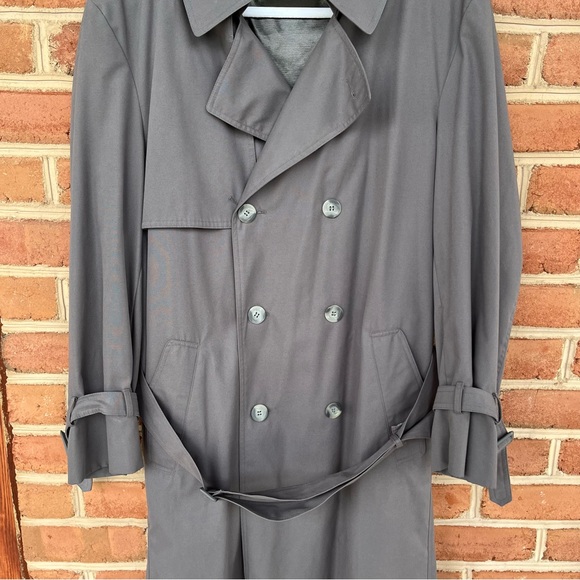 Town craft soft vintage lightweight trenchcoat men’s size 40 regular- unisex - Picture 3 of 15